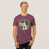 Astrofysica Vintage Embleem V02 Tri-Blend Shirt (Voorkant volledig)