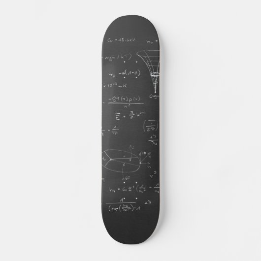 Astrofysicadiagrammen en -formules persoonlijk skateboard (Voorkant)