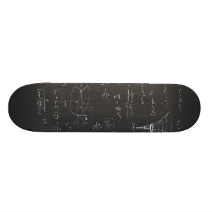 Astrofysicadiagrammen en -formules persoonlijk skateboard