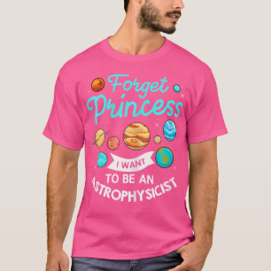 Astrofysicus astrofysicus astronomie telescoop t-shirt