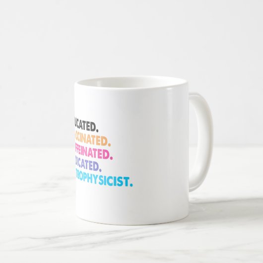 Astrofysicus cafeïne koffiemok (Voorkant rechts)