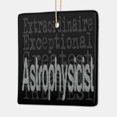 Astrofysicus extraordinaire keramisch ornament (Links)