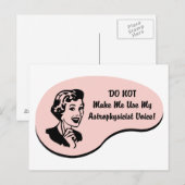 Astrofysicus Voice Briefkaart (Voorkant / Achterkant)