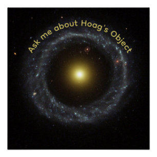 Astrofysicus Vraag Me Over Hoag's Object Perfect Poster