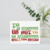 Astrofytica Briefkaart (Staand voorkant)