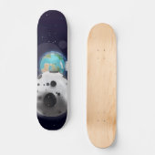 Astroïde impact op de planeet Aarde! Persoonlijk Skateboard (Voorkant)