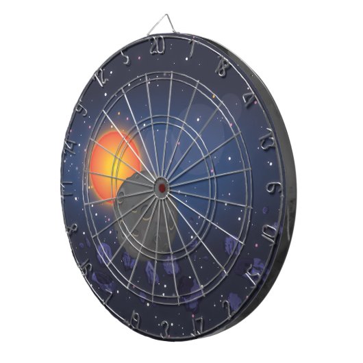 Astroïden Dartbord (Voorkant Rechts)