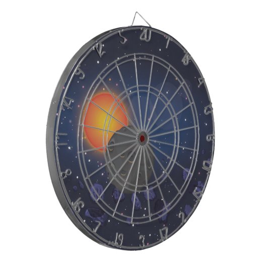 Astroïden Dartbord (Voorkant Links)