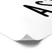 Astroknot Funny Astronaut Pun Poster (Hoek)