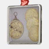 Astrolabe, 1216 metalen ornament (Links)