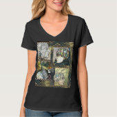 "Astrolabe 23" VrouwenHanes Nano V-Neck T-Shirt (Voorkant)