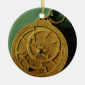 Astrolabe (koper) keramisch ornament (Voorkant)