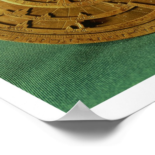 Astrolabe (koper) poster (Hoek)