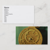 Astrolabe (koper) visitekaartje (Voorkant / Achterkant)