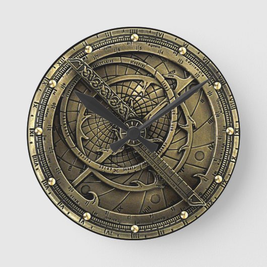 Astrolabe wandklok (Voorkant)