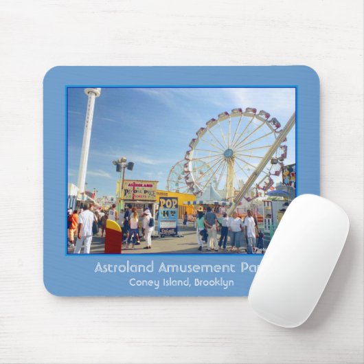 Astroland Amusement Park Mousepad Muismat (Met muis)