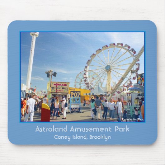 Astroland Amusement Park Mousepad Muismat (Voorkant)