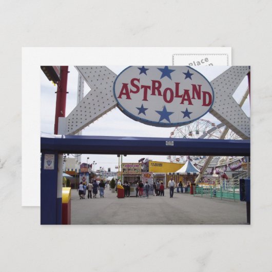 Astroland Briefkaart (Voorkant / Achterkant)