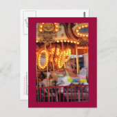 Astroland Carousel (Coney Island, NY) briefkaart (Voorkant / Achterkant)