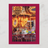 Astroland Carousel (Coney Island, NY) briefkaart (Voorkant)