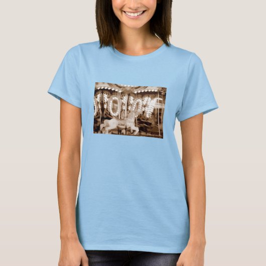 Astroland Carousel Dames T-shirt (Voorkant)