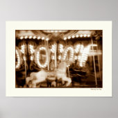 Astroland Carousel Poster (Voorkant)