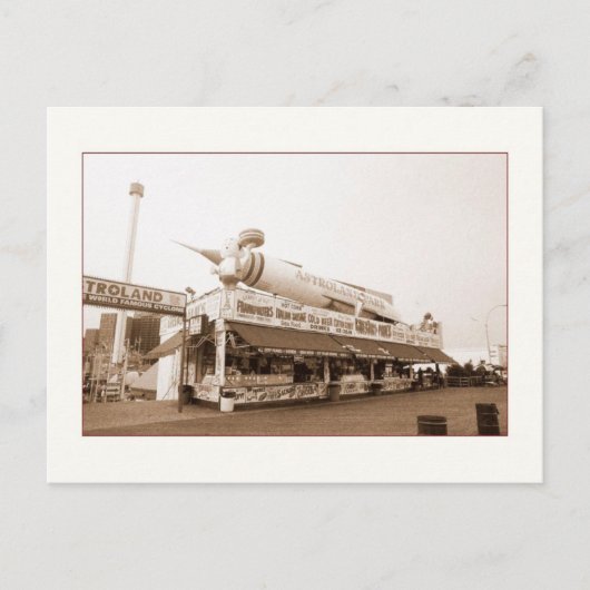 Astroland Food Stand (Coney Island, NY) briefkaart (Voorkant)