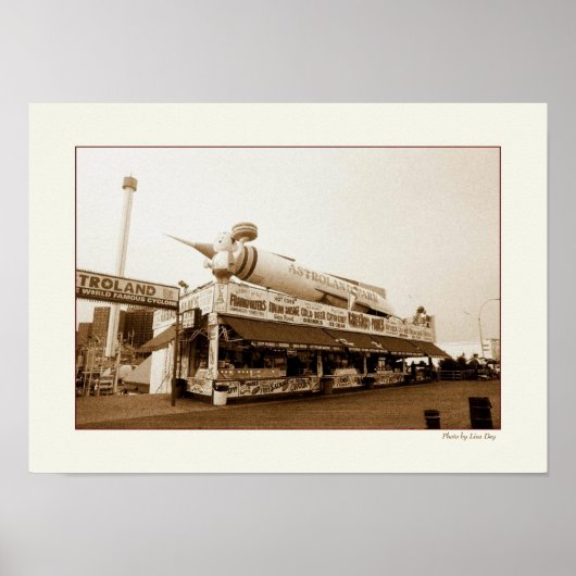 Astroland Food Stand Poster (Voorkant)