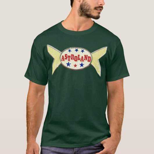Astroland T-shirt - Coney Island, NY - Retro Amuse (Voorkant)