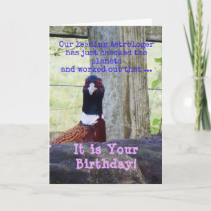 Astrologan Birthday Kaart