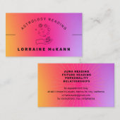 ASTROLOGER Astrology Reading AURA Reading Visitekaartje (Voorkant / Achterkant)