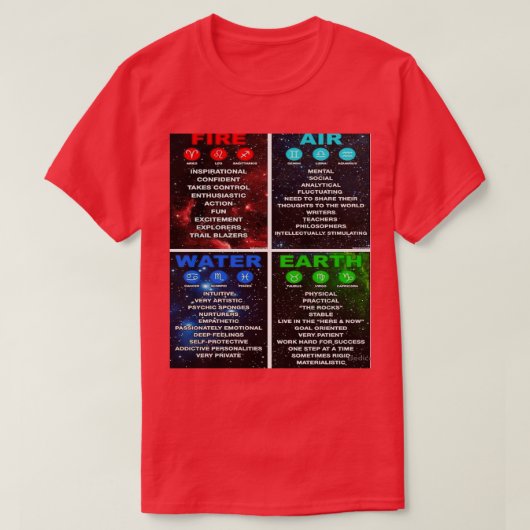 Astrologie 2 t-shirt (Design voorkant)