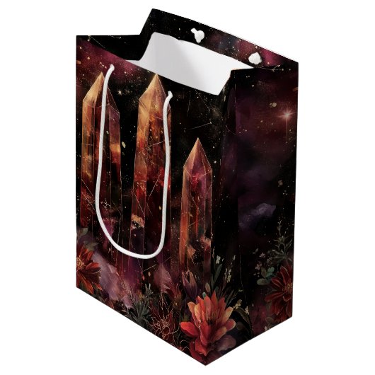 Astrologie Amethist Sterrenbeeld Kosmisch Medium Cadeauzakje (Voorkant Gekanteld)