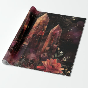 Astrologie Amethyst Sterrenbeeld Kosmisch Cadeaupapier