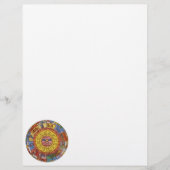  Astrologie, Antiek hemelse Zodiac Wheel (Voorkant)