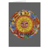  Astrologie, Antiek hemelse Zodiac Wheel (Voorkant)