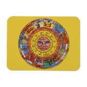 Astrologie, Antiek hemelse Zodiac Wheel Magneet (Horizontaal)