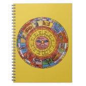 Astrologie, Antiek hemelse Zodiac Wheel Notitieboek (Voorkant)