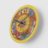 Astrologie, Antiek hemelse Zodiac Wheel Ronde Klok (Hoek)