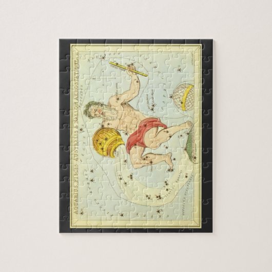  astrologie Aquarius Constellation Zodiac Legpuzzel (Verticaal)