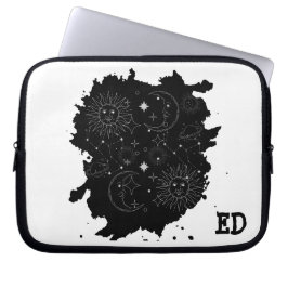 ASTROLOGIE(B&W)-SLEEVE LAPTOP SLEEVE