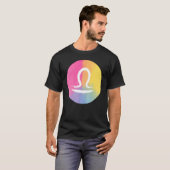 Astrologie Birthday Libra Mystic Zodiac Horoscope T-shirt (Voorkant volledig)