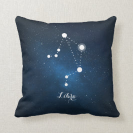 Astrologie Blue Nebula Libra Zodiab Sign Kussen
