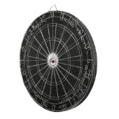 Astrologie Constellation Witch, sterrenbeeld magis Dartbord (Voorkant Rechts)