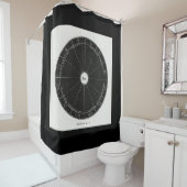 Astrologie Constellation Witch, sterrenbeeld magis Douchegordijn (In situ)