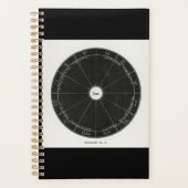 Astrologie Constellation Witch, sterrenbeeld magis Planner (Voorkant)