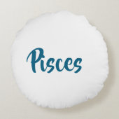 Astrologie/Dierenriem - Ronde Sierkussen - Vissen Rond Kussen (Achterkant)