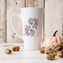 Astrologie dierentuin waterverf Pisces | Monogram Latte Mok