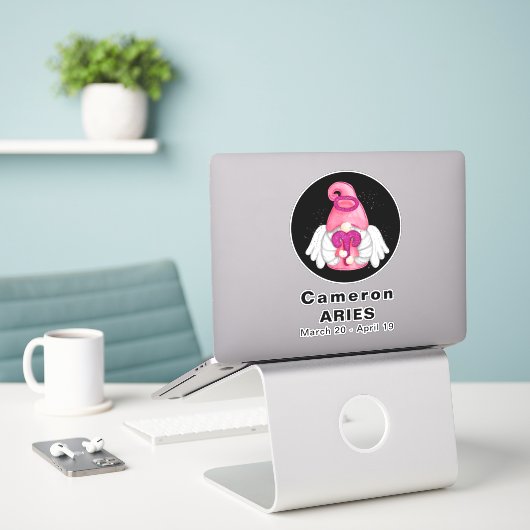 Astrologie Gebied 8-inch vinylSticker Sticker (Laptop op bureau)