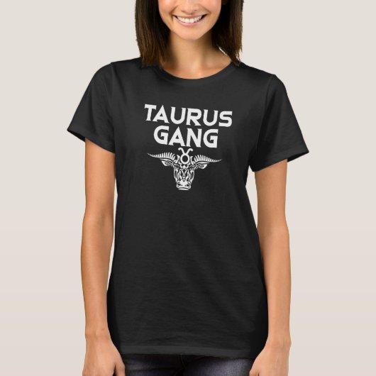 Astrologie Gebied april of kan dag Taurus T-shirt (Voorkant)